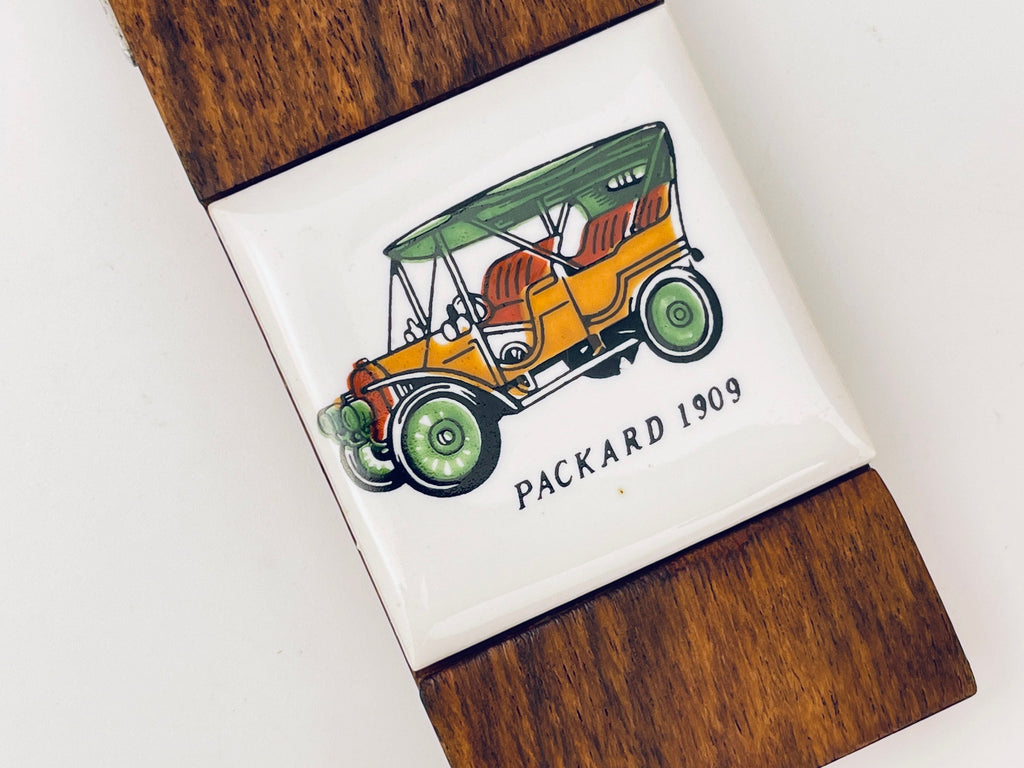 Product image for 'vintage packard 1909 wood stainless steel bottle opener made in japan' (view 1d98a1)