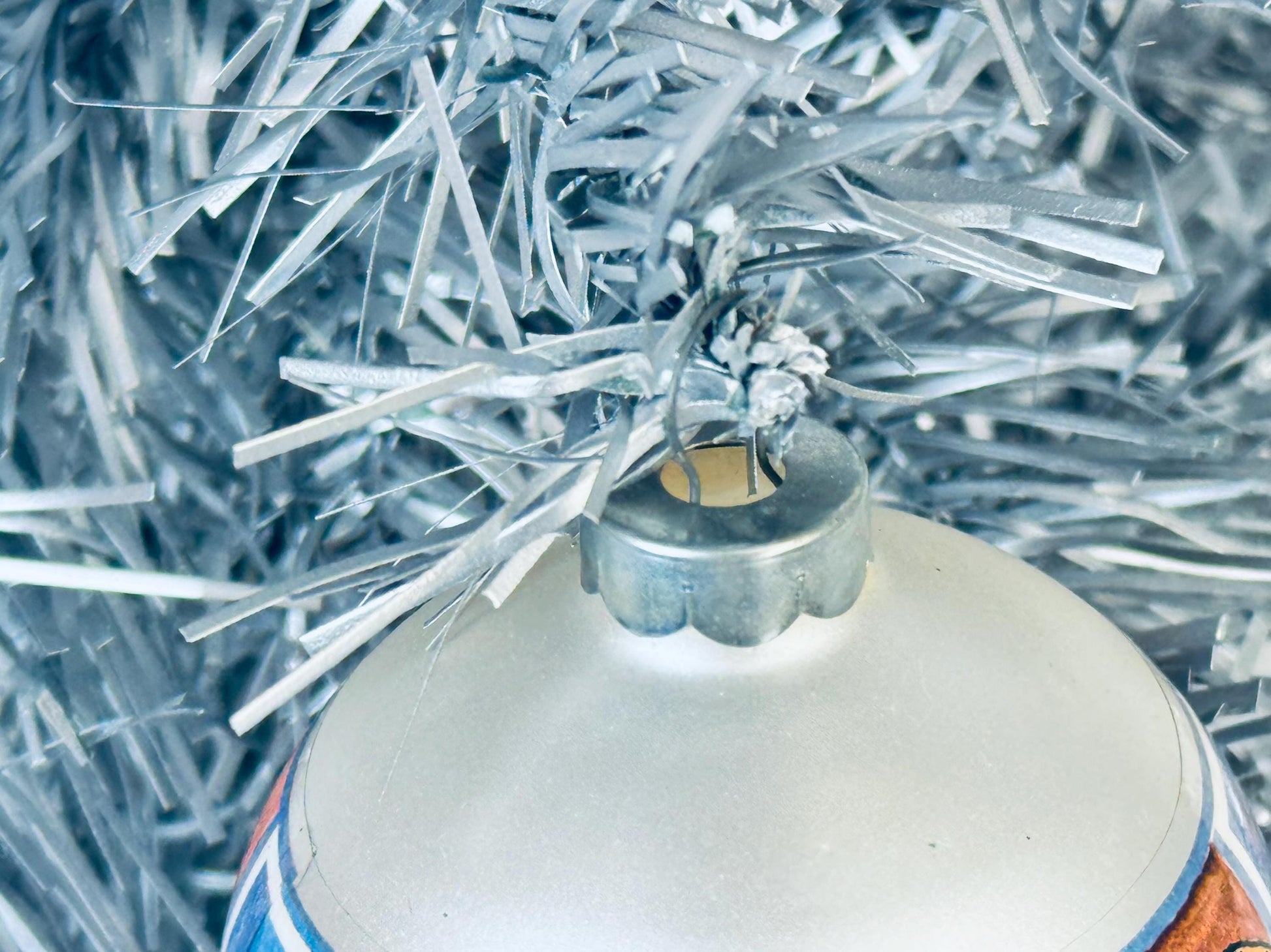 Product image for 'vintage cute carolling mice silver glass christmas tree ornaments set of five 5 made in canada by doubl glo noma' (view cb32bf)