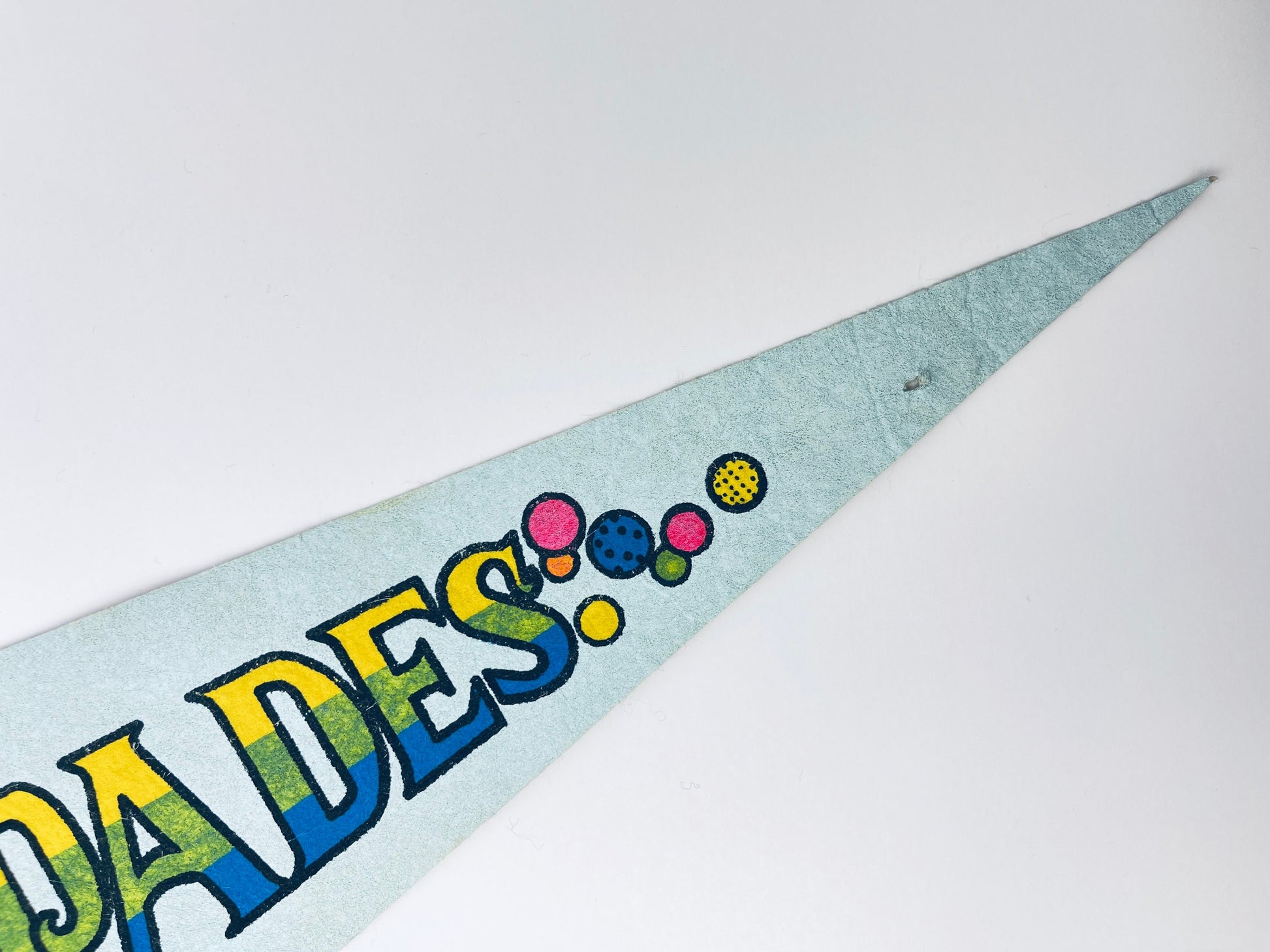 Product image for 'vintage ice capades tapered pennant wall hanging' (view 772ea4)