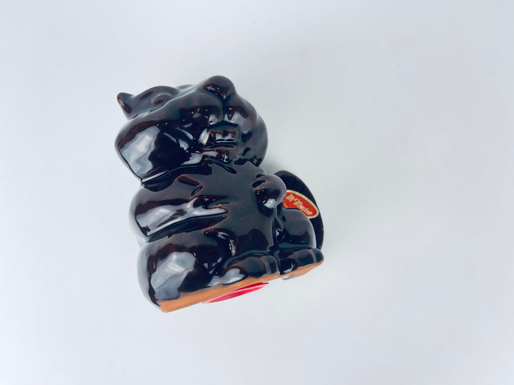 Product image for 'vintage red clay mcmaster craft beaver piggy bank made in canada' (view 41b416)
