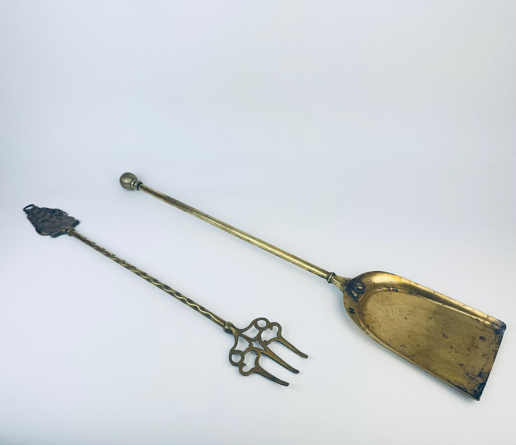 Product image for 'vintage brass fireplace tools fire poker ash shovel sold separately' (view 1def40)