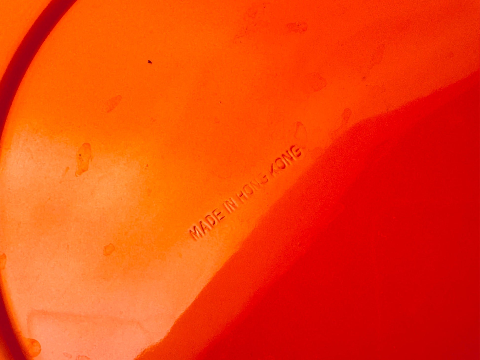 Product image for 'vintage bright orange metal fondue set wood accents made in hong kong' (view 9db3d5)