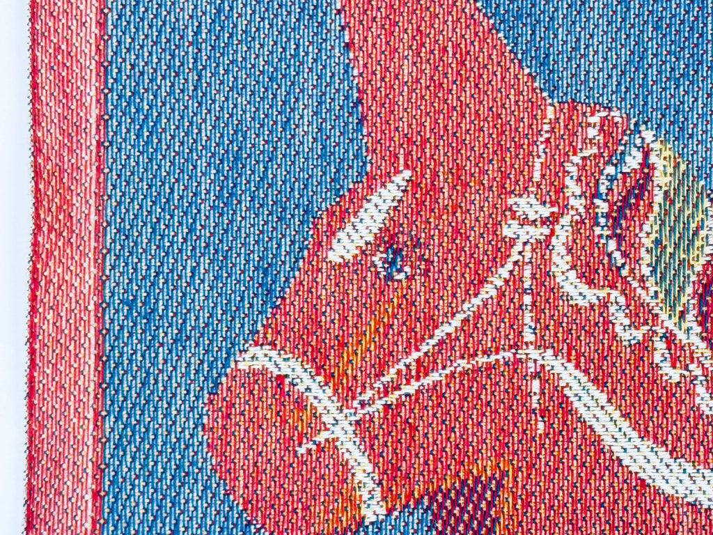Product image for 'vintage ekelund dala horse woven tea towel 100 cotton made in sweden' (view f7cb20)