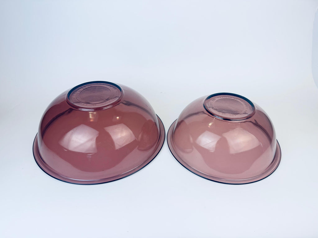 Product image for 'vintage cranberry purple glass mixing bowls sold separately' (view 983821)