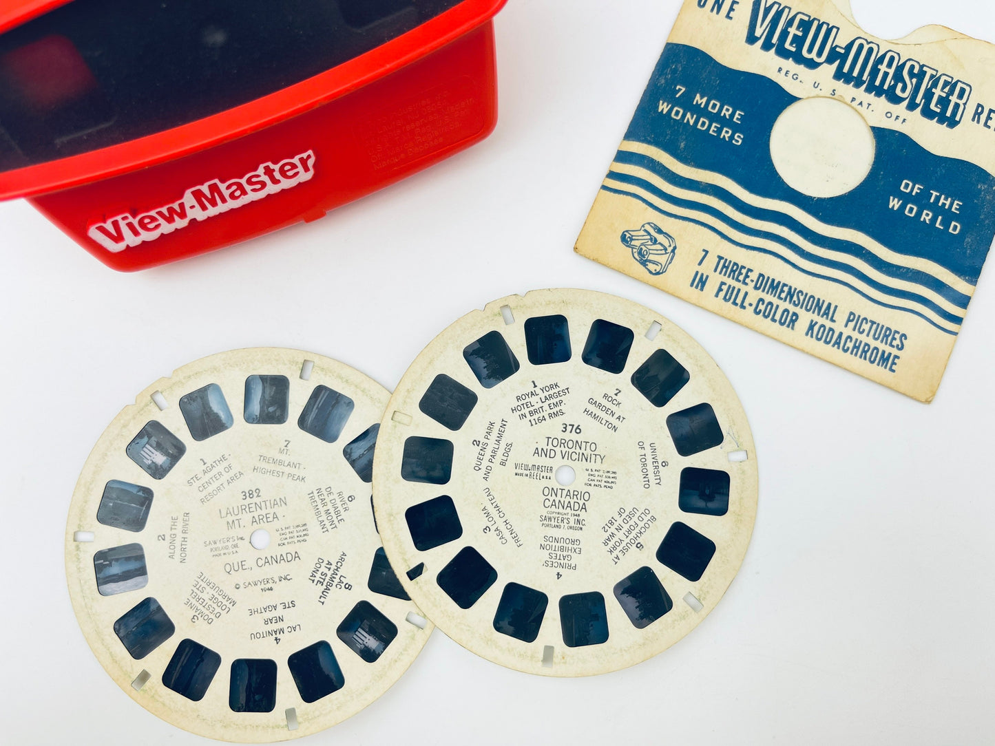 Product image for 'vintage view master reel toronto laurentian qc 1960 sold individually' (view a76ecc)