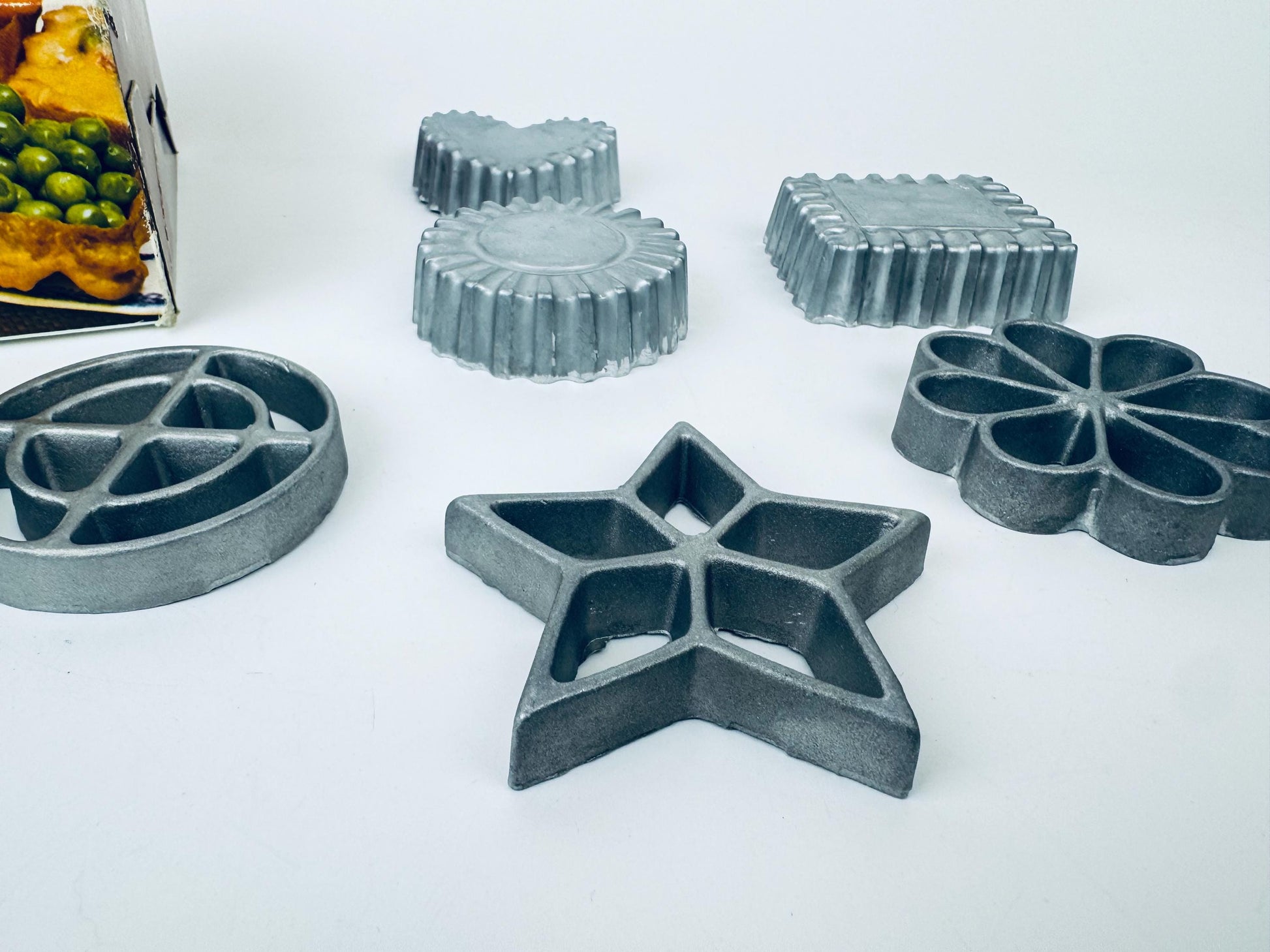 Product image for 'vintage nordic ware rosette timbale iron set scandinavian pastry molds' (view 56061d)
