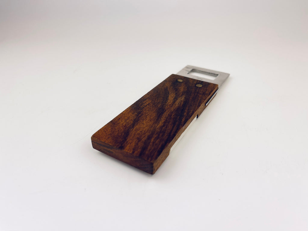 Product image for 'vintage packard 1909 wood stainless steel bottle opener made in japan' (view 34db69)