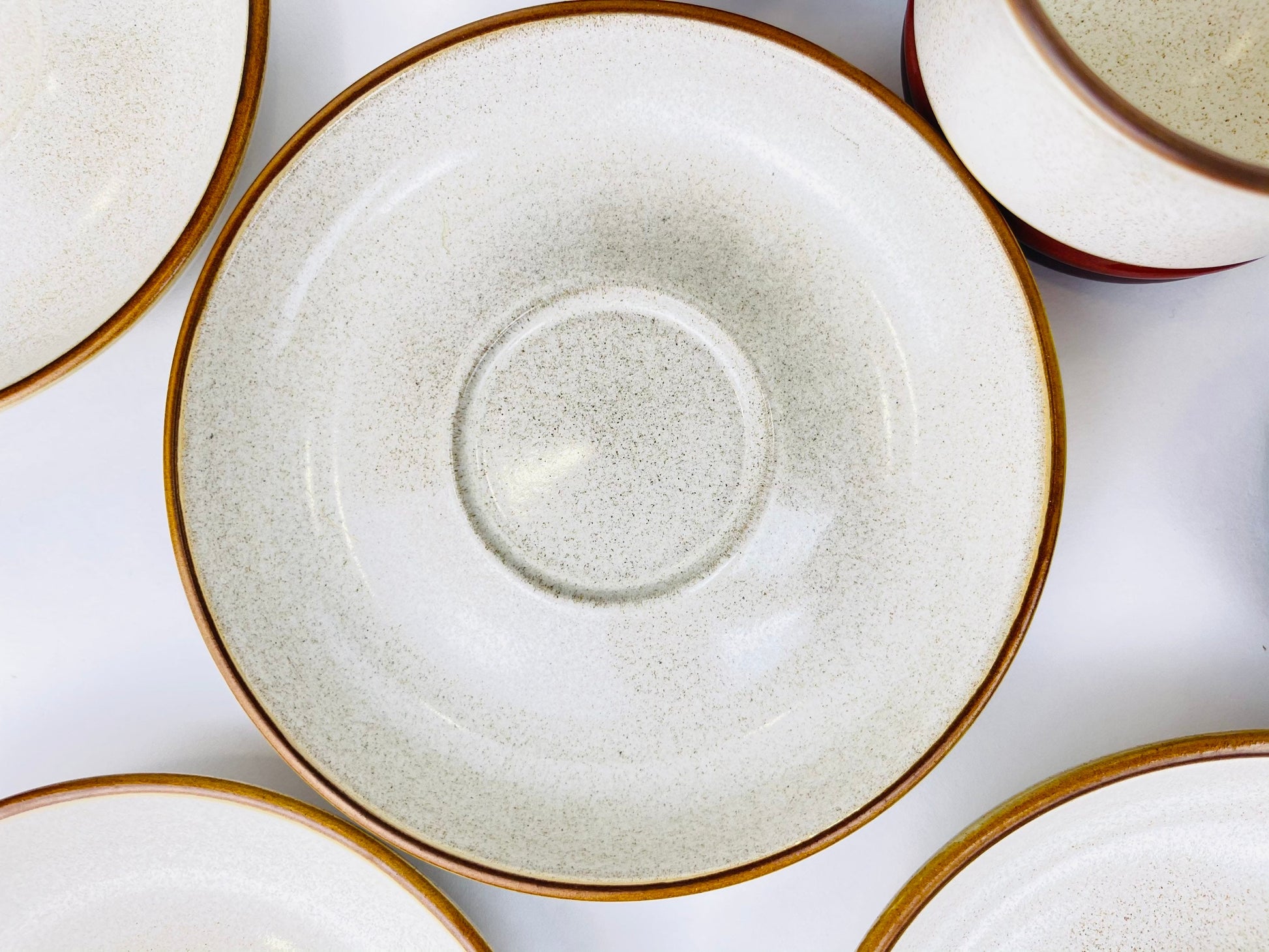 Product image for 'vintage denby potters wheel collection mug saucer set made in england sets sold separately' (view f518a6)