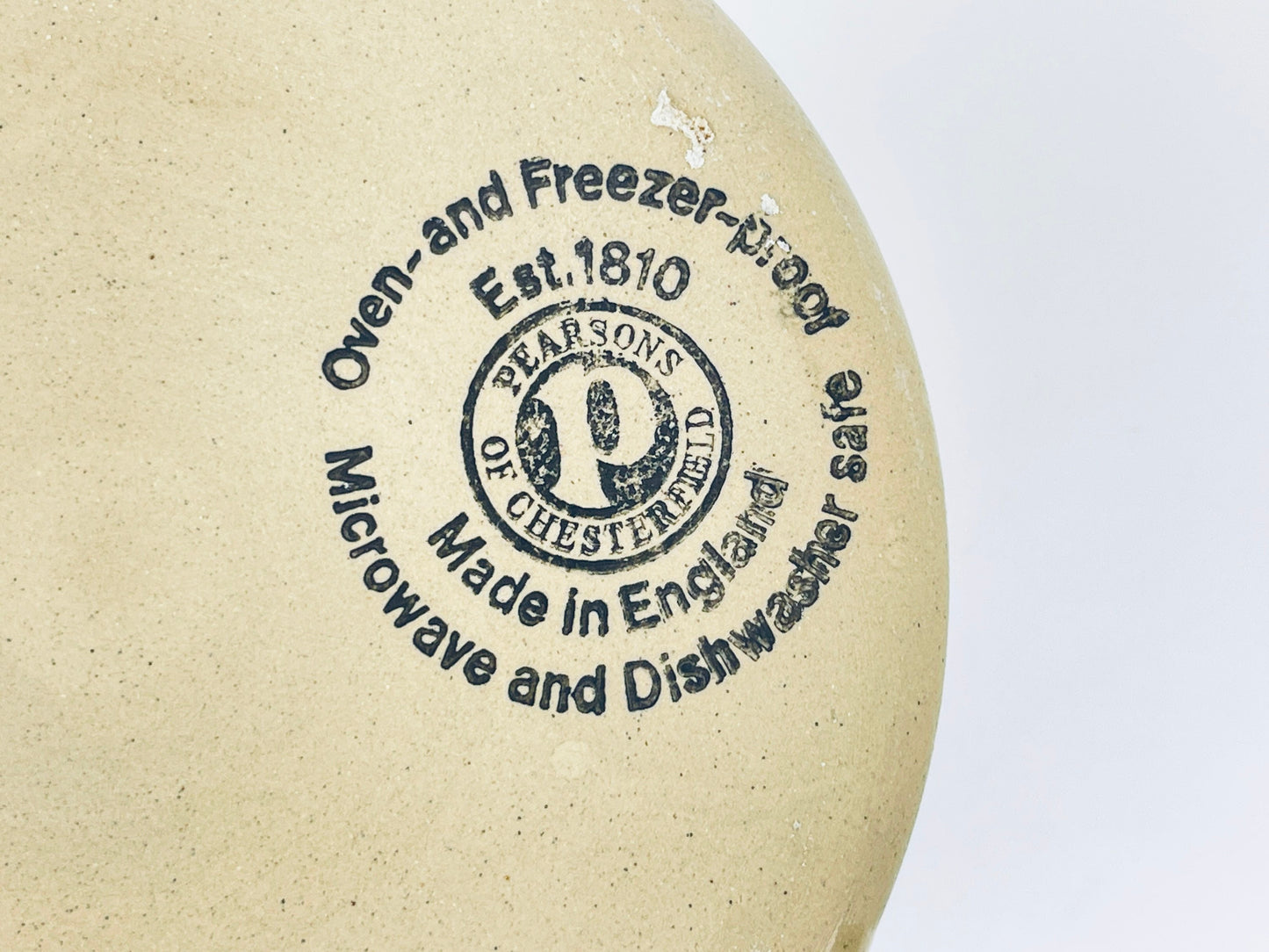 Product image for 'vintage stoneware kitchen utensils countertop container pearsons of chesterfield 1810 made in england' (view 3cf36c)
