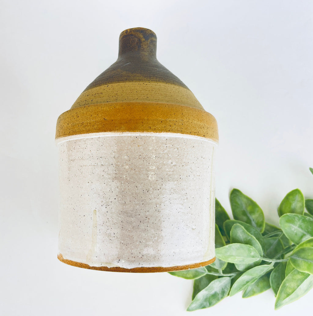 Product image for 'vintage speckle stoneware crock jug' (view f77c96)