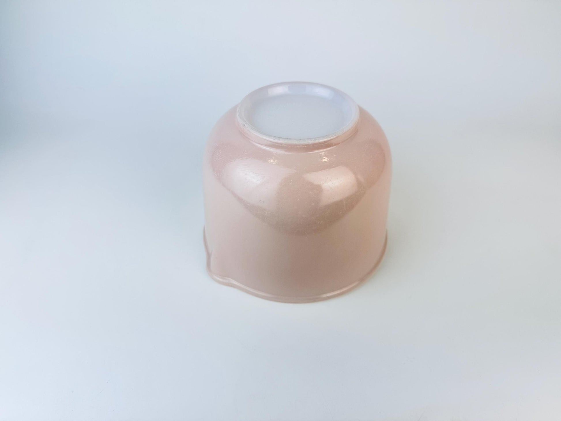 Product image for 'vintage rare 1950s pink glasbake mixing bowl for sunbeam mixmaster made in usa' (view 3af3ab)