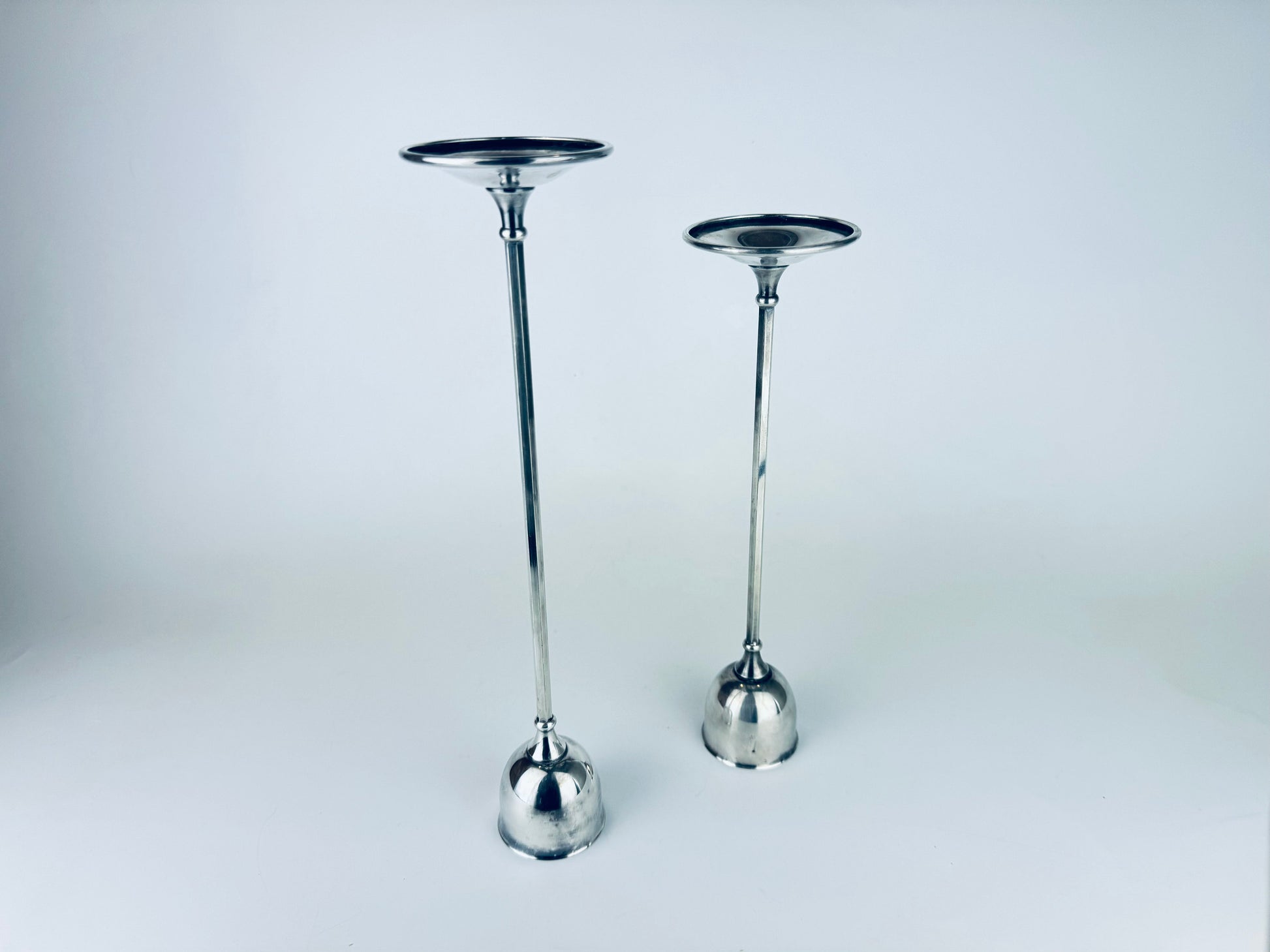 Product image for 'vintage silver plated italy quality wa mini small candlestick holders set of two 2' (view d81102)