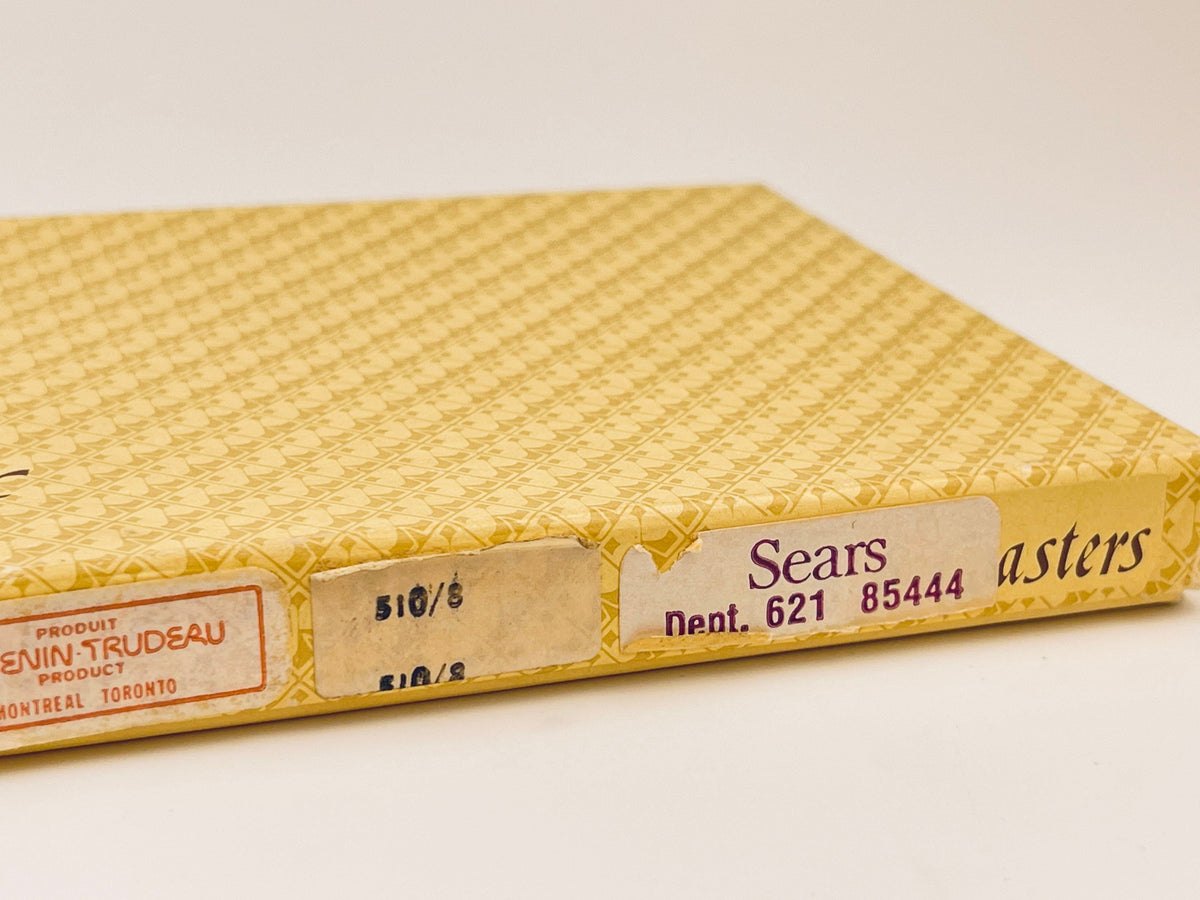 Product image for 'vintage clover leaf floral coasters set of 6 made in uk sears exclusive' (view 5c2b59)