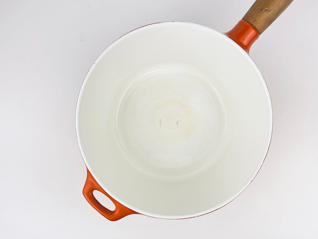 Product image for 'vintage copco ombre orange cast iron pot michael lax design made in denmark' (view 08e26f)