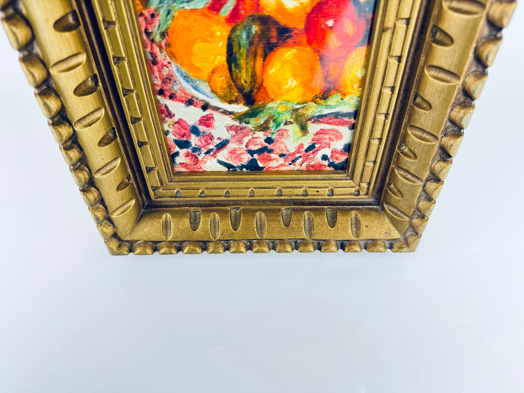 Product image for 'vintage faux wood ornate carved gold gilt picture frame hollywood regency decor' (view 79ec50)