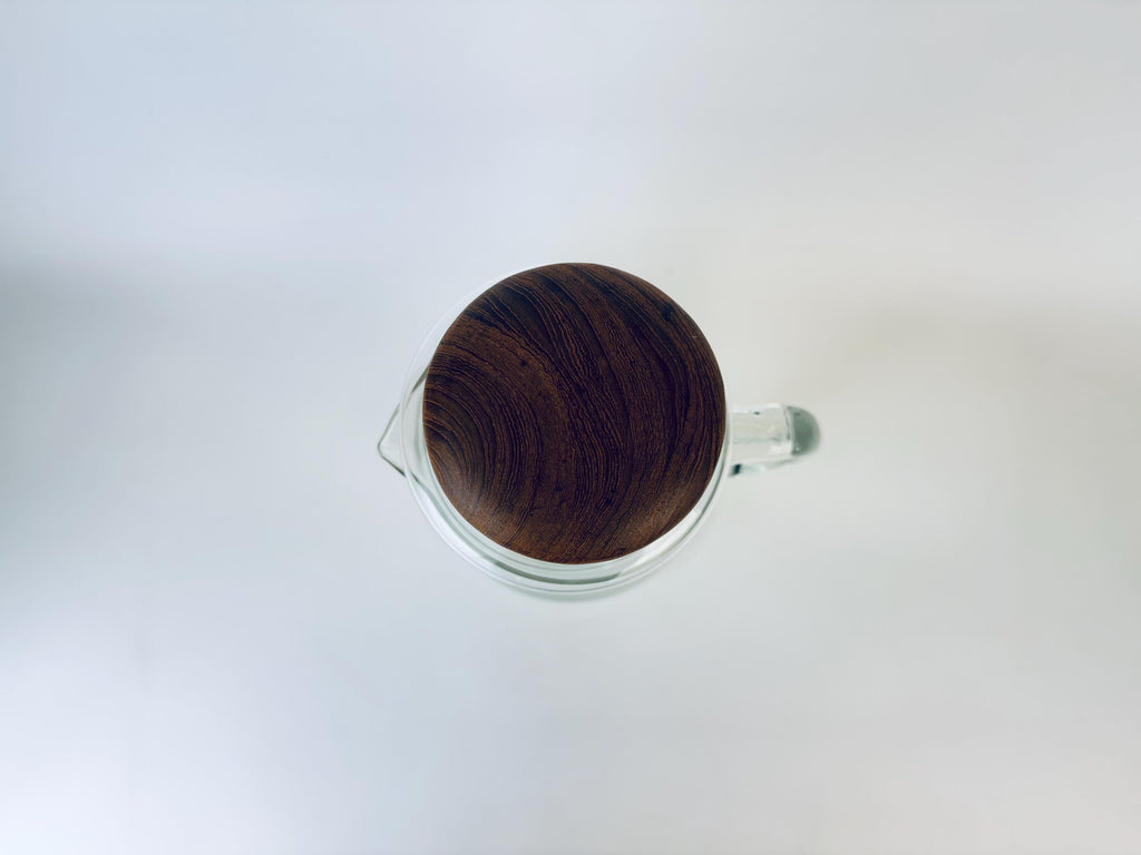Product image for 'vintage teak wood glass pitcher with chiller insert made in thailand by winsome' (view a2fd50)