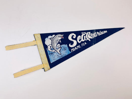 Product image for 'vintage seaquarium miami florida pennant wall decor' (view aa02ad)