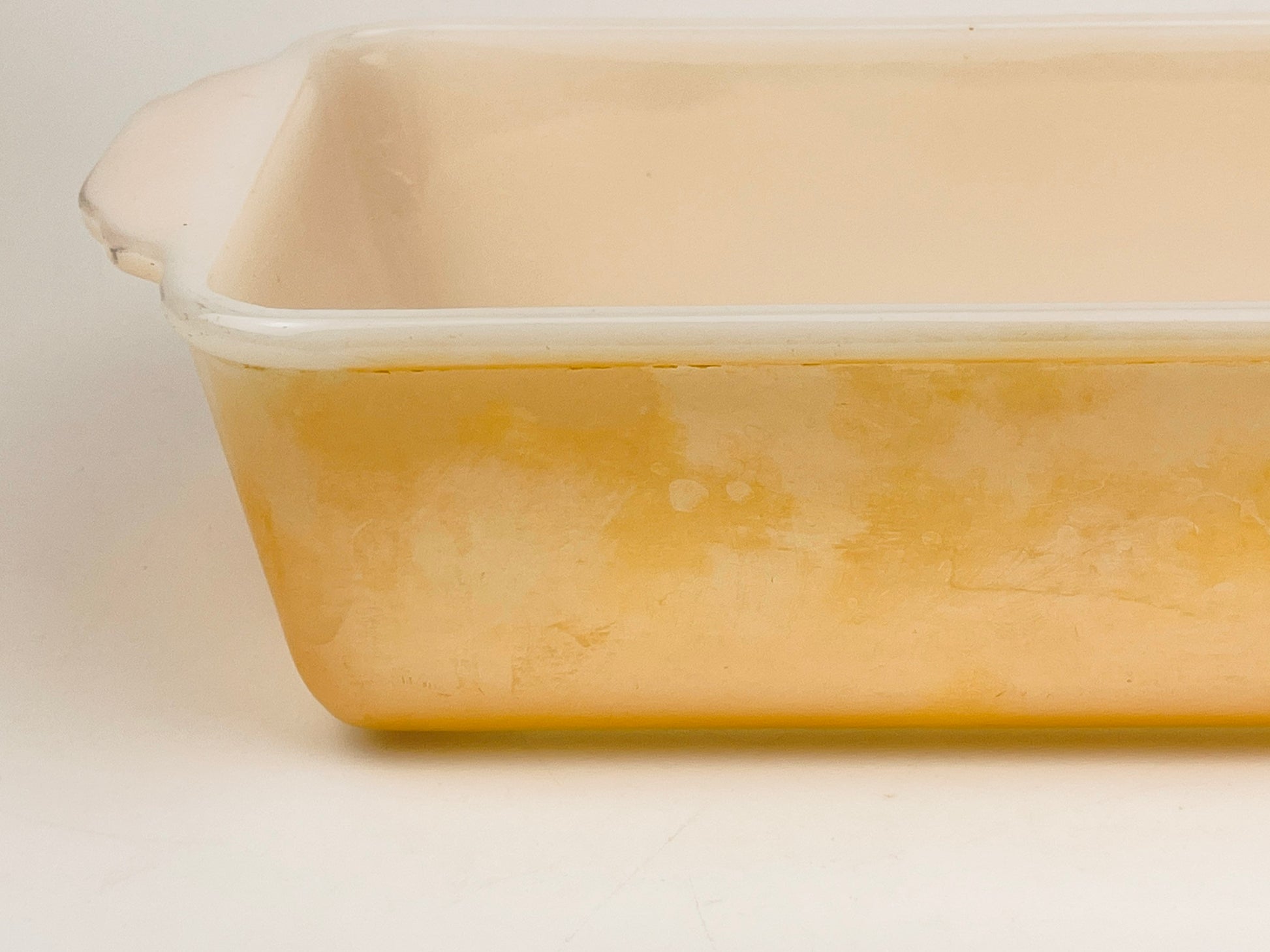 Product image for 'vintage fire king peach lustreware loaf dish 409 1 qt capacity made in usa' (view 4088cb)