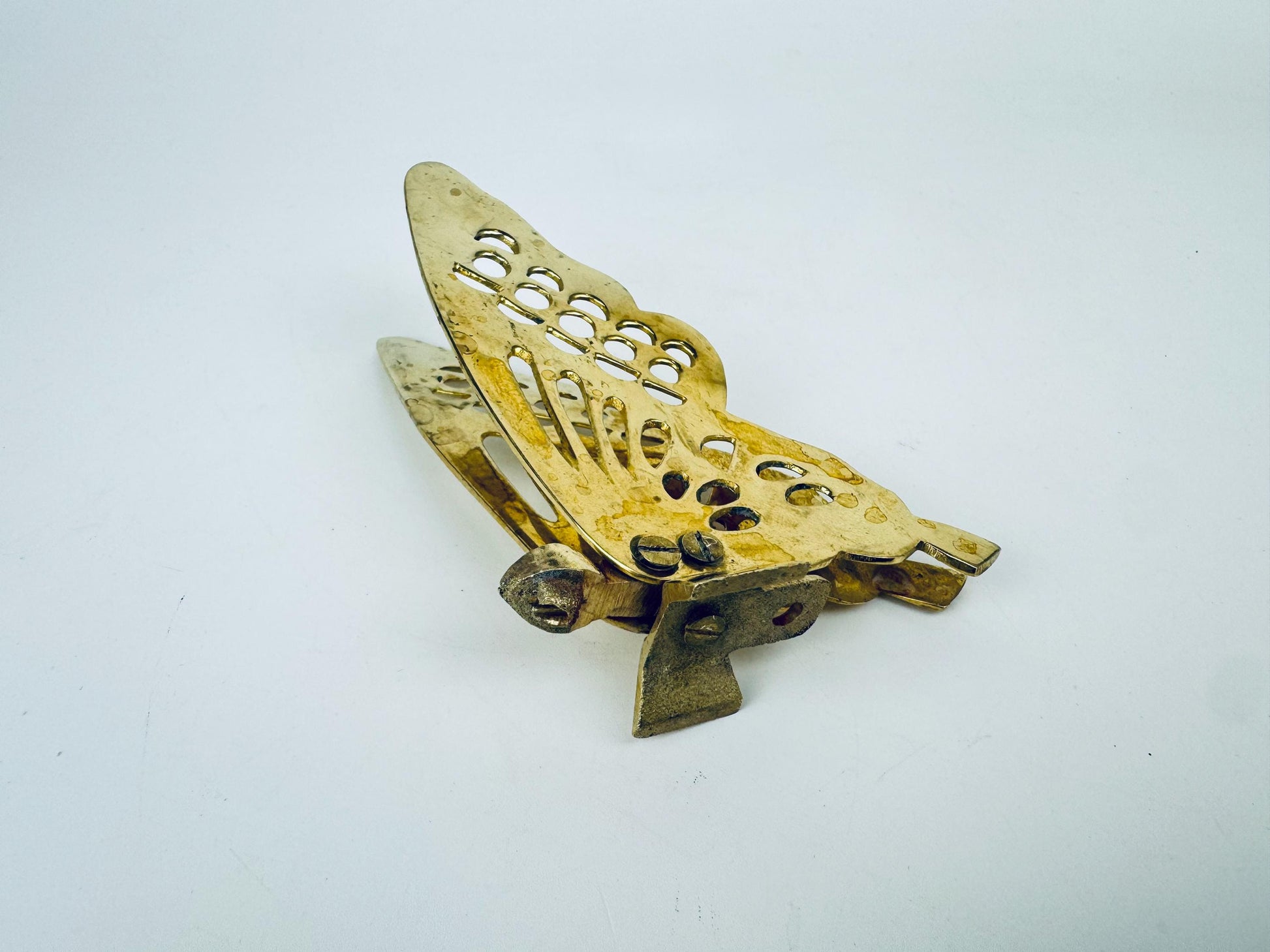 Product image for 'vintage solid brass butterfly figurine' (view 7b1287)