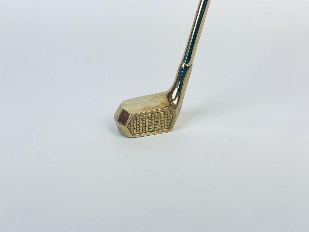 Product image for 'vintage solid brass golf club bottle cap opener barware gift' (view 974a66)