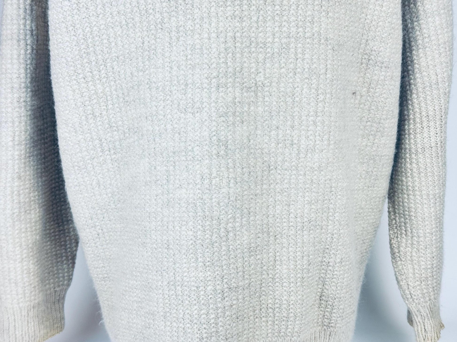 Product image for 'vintage beige waffle knit wool cardigan timeless texture wooden buttons' (view 712d93)