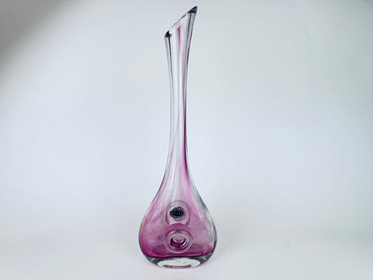 Product image for 'vintage kreativ rocno delo pink bubble crystal vase handmade in rogaska' (view 97140c)