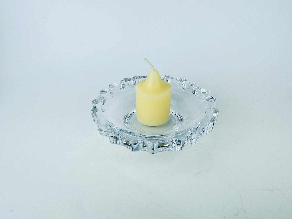 Product image for 'vintage rogaska clear crystal dish votive candle holder svinceni kristal rocno delo slovenija' (view 024051)