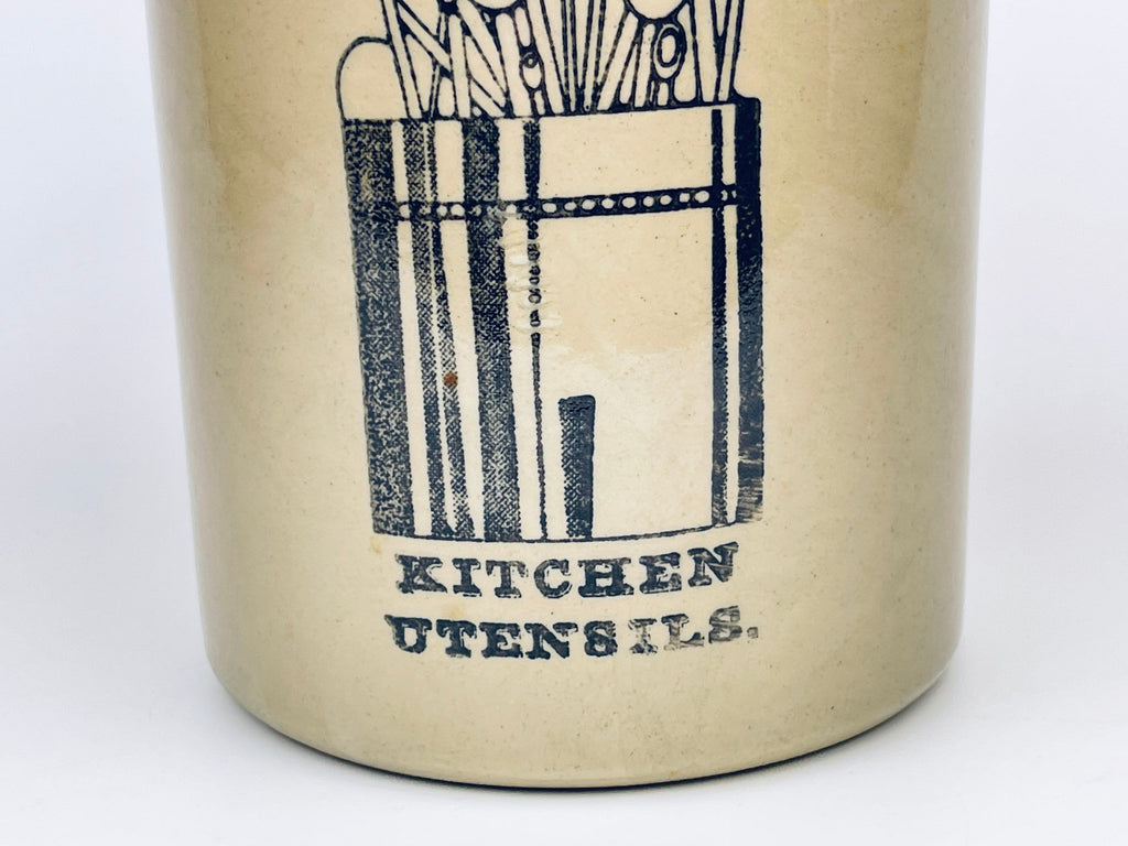 Product image for 'vintage stoneware kitchen utensils countertop container pearsons of chesterfield 1810 made in england' (view 8c94a5)