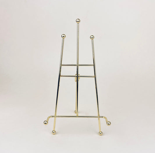 Product image for 'vintage gold collapsible small easel picture sheet music holder' (view 24acff)