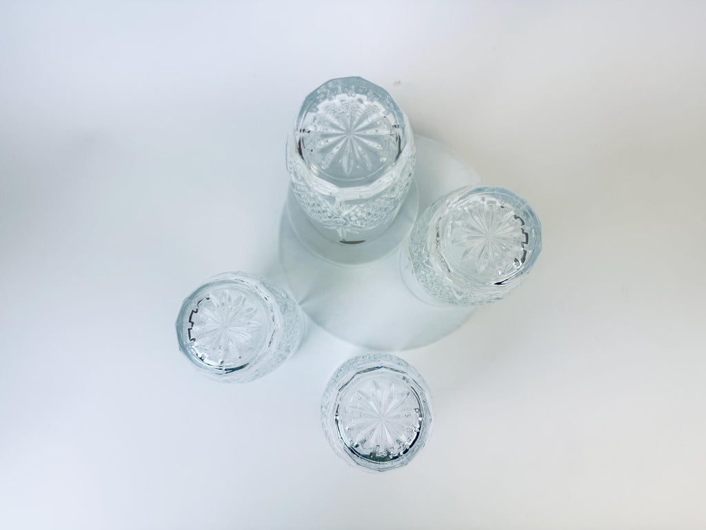 Product image for 'vintage cristal darques garanti crystal high ball glasses fontenay pattern genuine lead crystal 24 made in france' (view bbf2de)