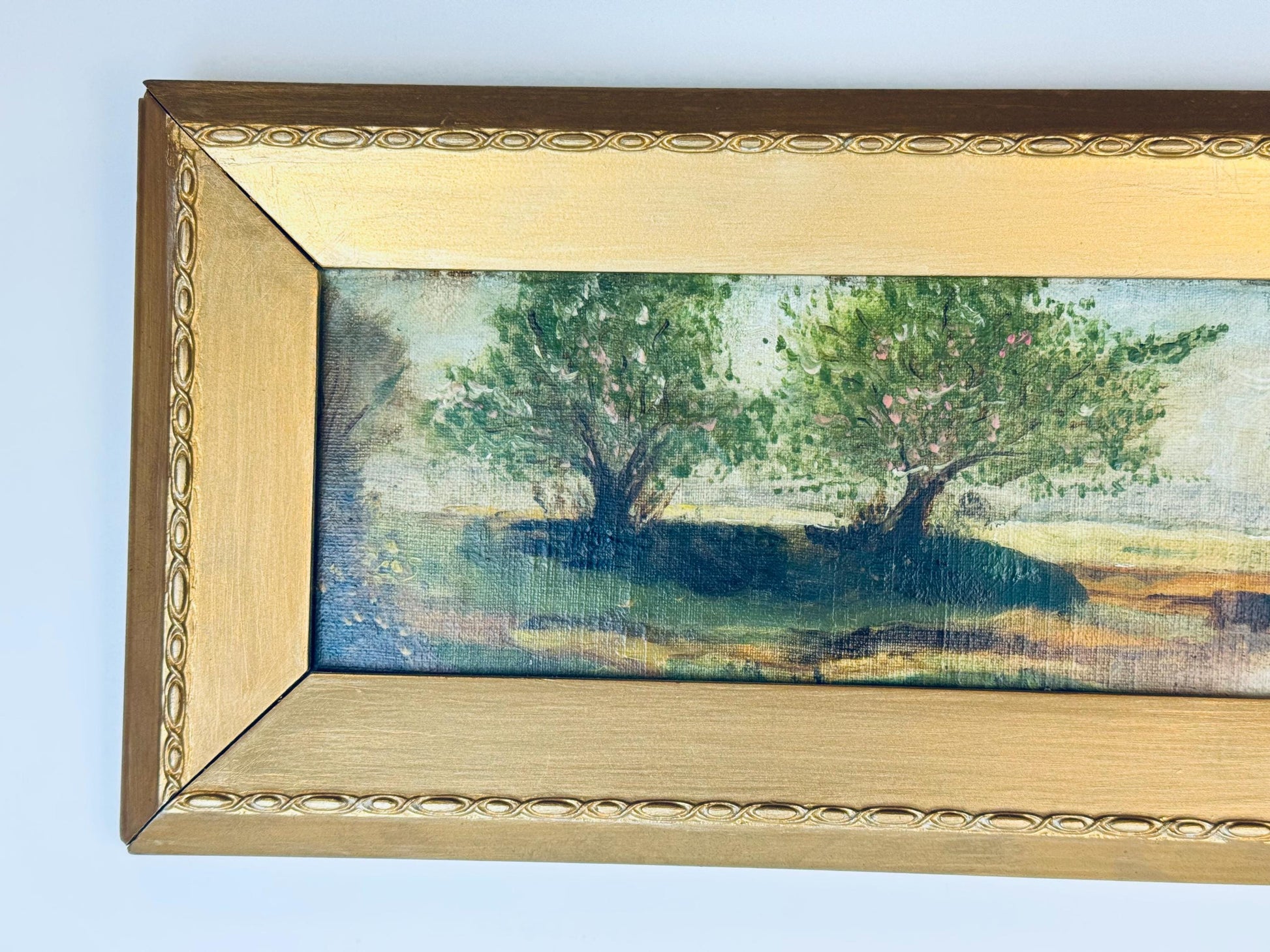 Product image for 'vintage ornate gold painted wooden wall mounted landscape art sold separately' (view 3c74e2)