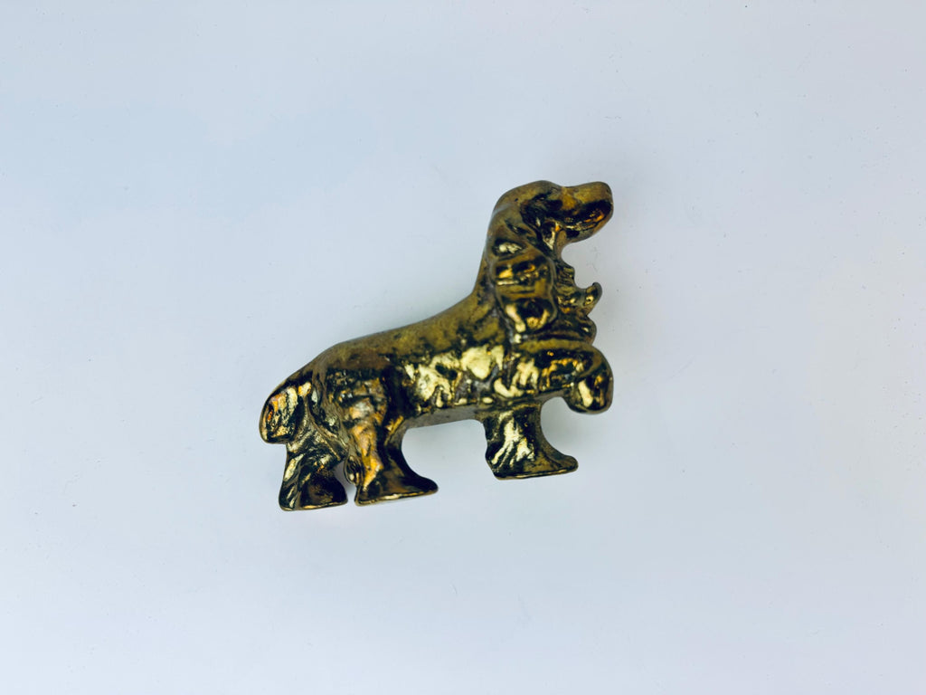 Product image for 'vintage solid brass cocker spaniel dog figurine sculpture' (view de81c0)