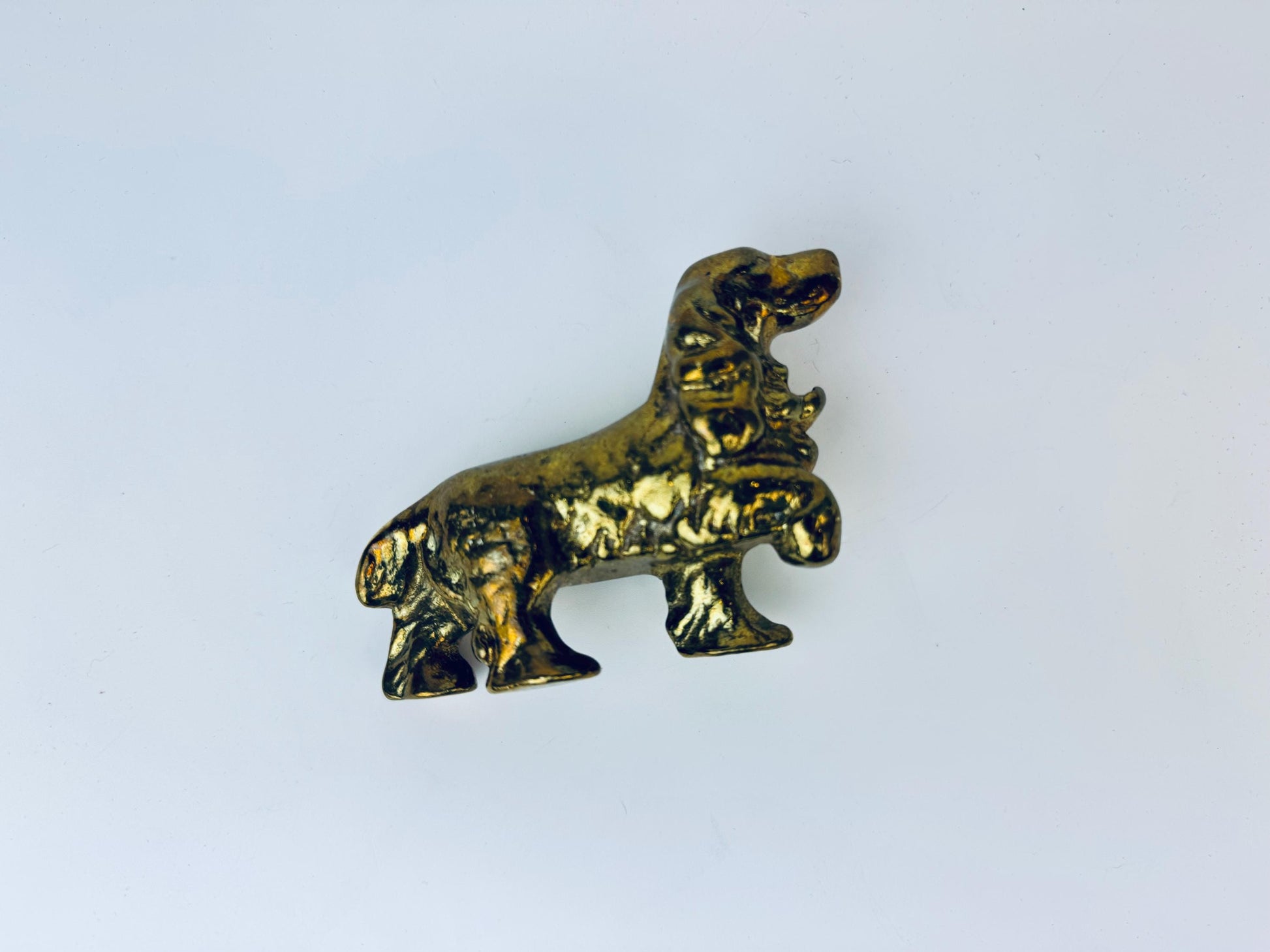 Product image for 'vintage solid brass cocker spaniel dog figurine sculpture' (view de81c0)