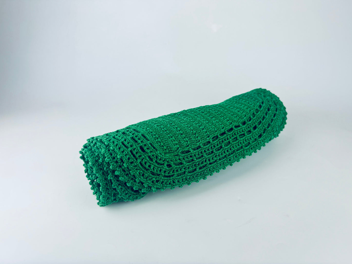 Product image for 'vintage crochet green place mats set of four 4' (view 6e0852)