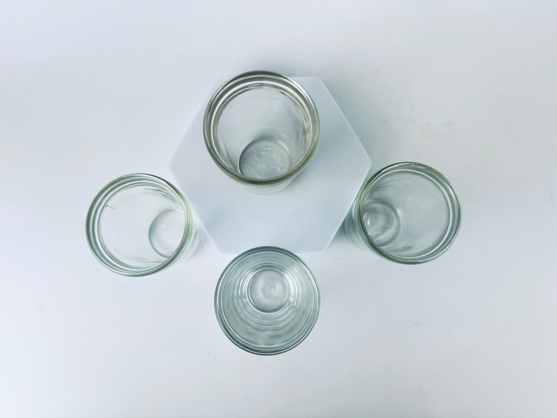 Product image for 'vintage clear juice glasses set of four 4' (view f46ec2)