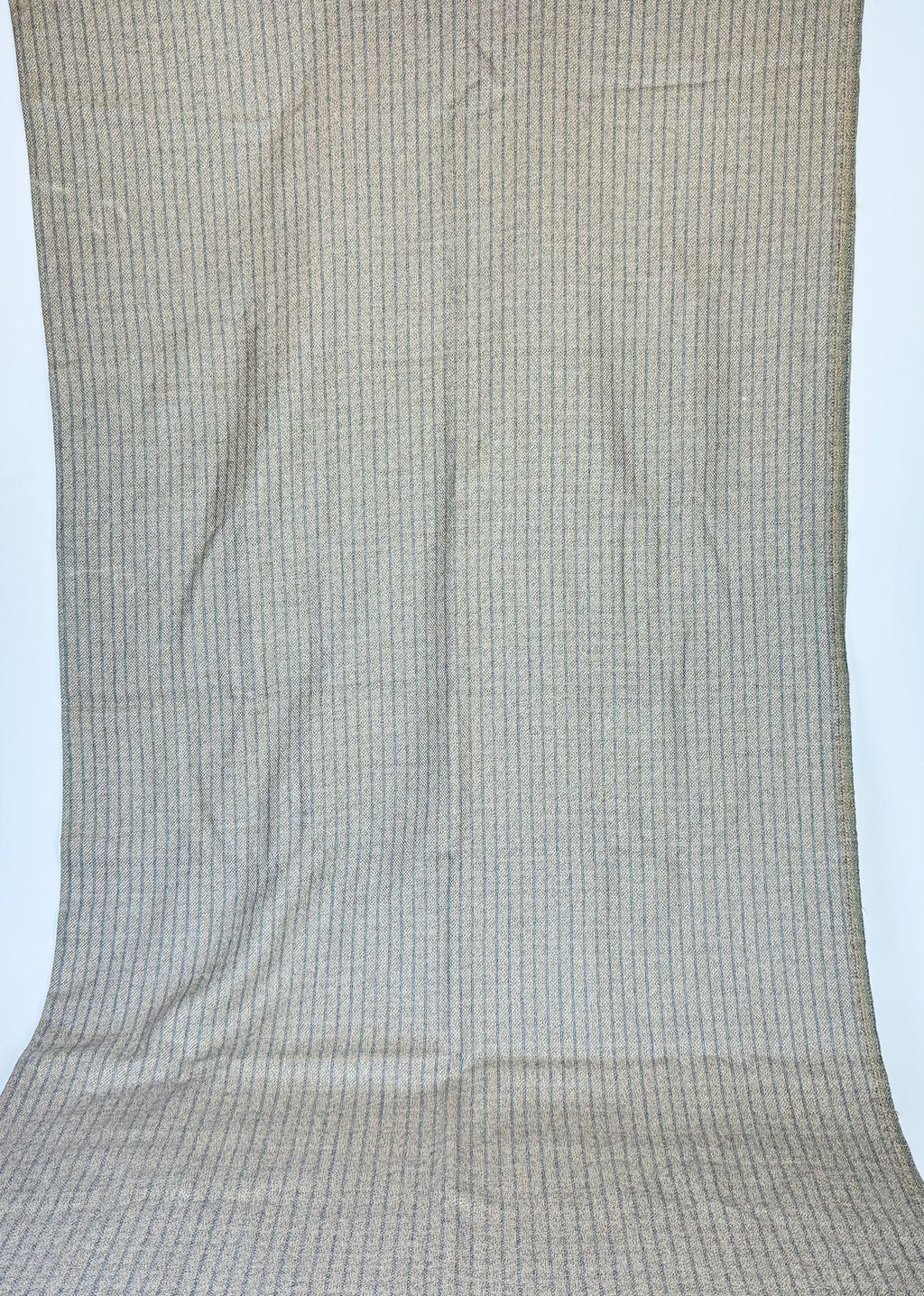 Product image for 'vintage brown grey striped suiting soft wool fabric material cuts sold separately' (view 45dbfd)