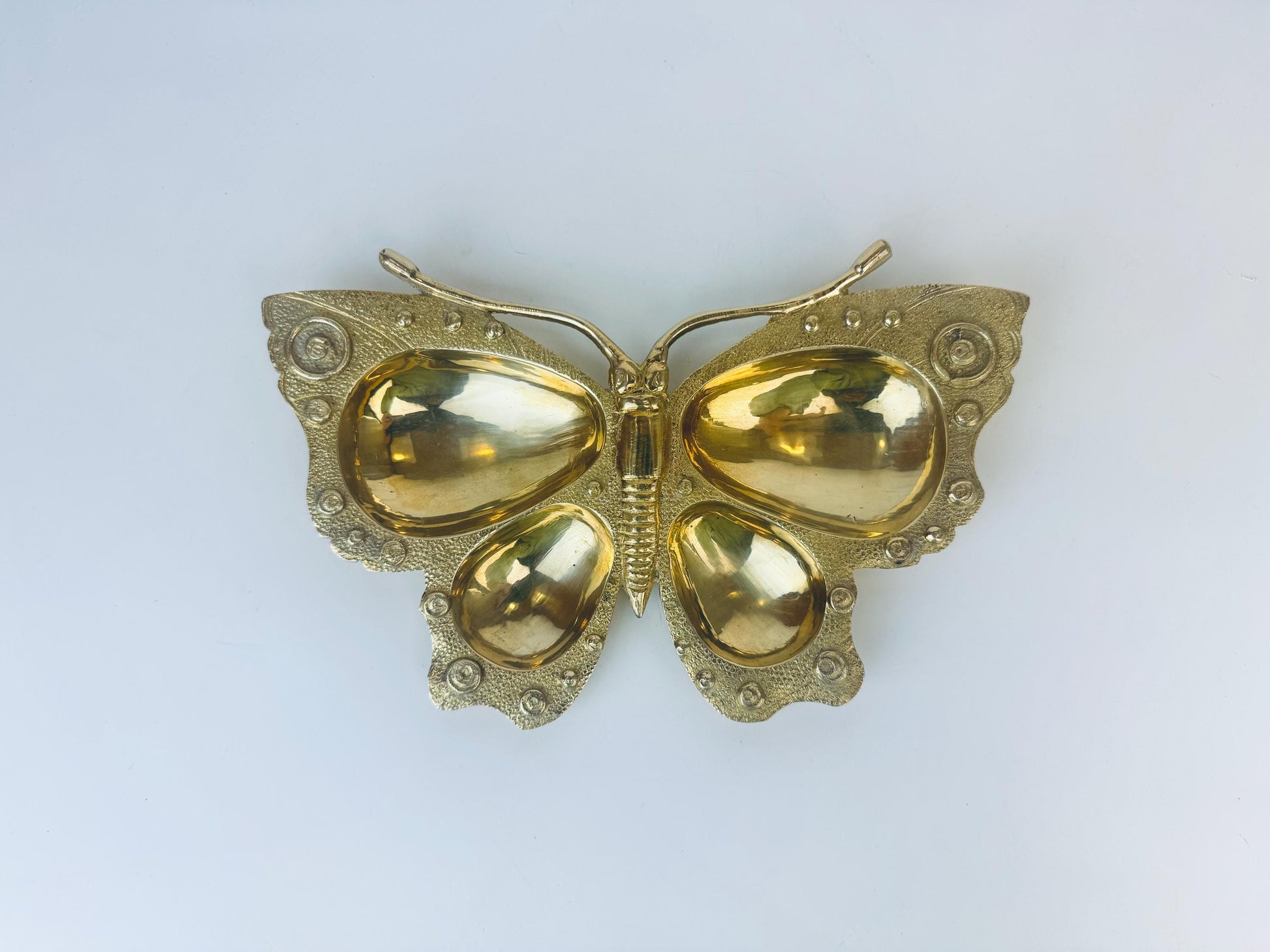 Product image for 'vintage brass butterfly dish handcrafted bohemian elegance' (view 012627)
