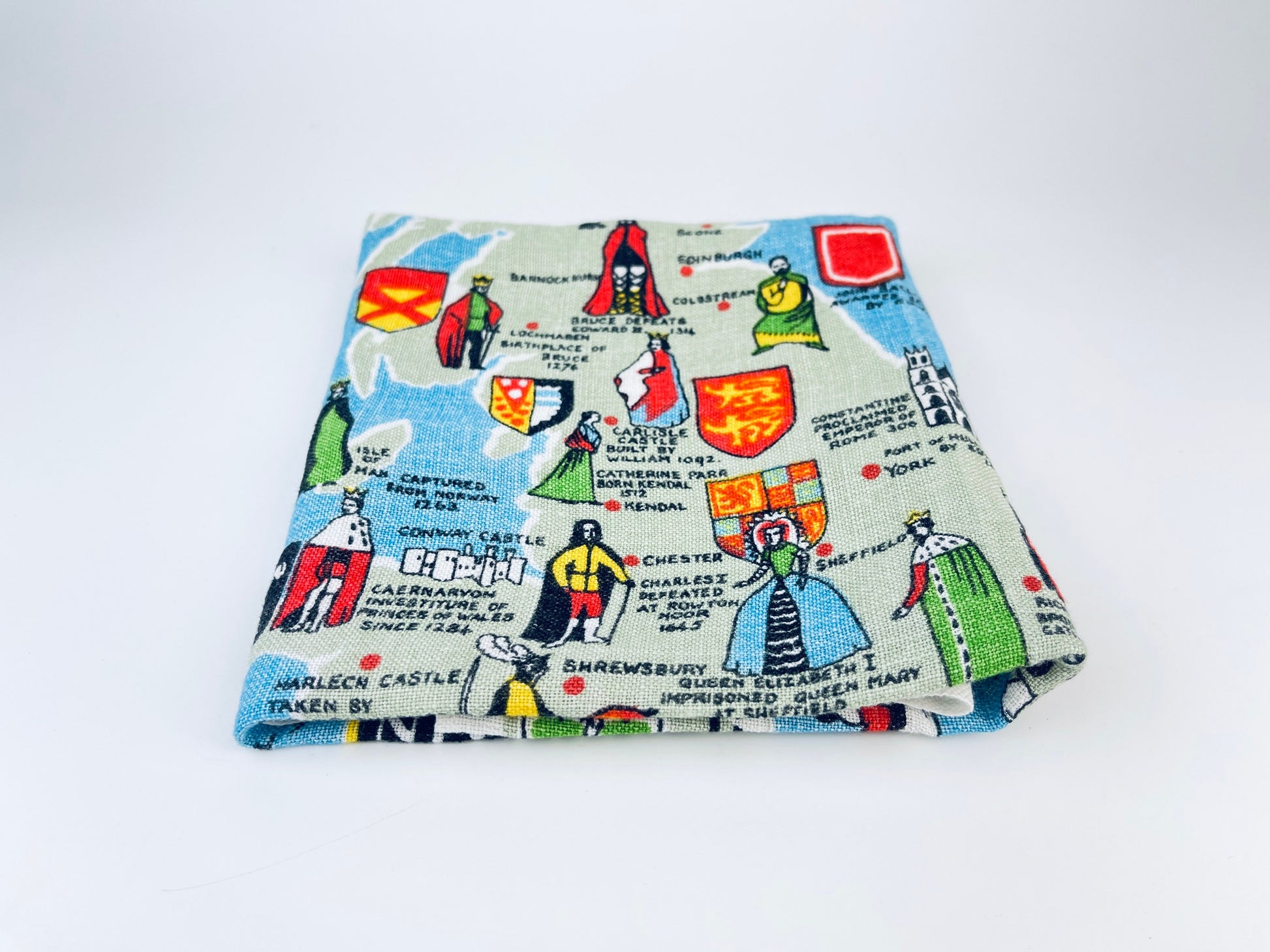 Product image for 'vintage map of royal britain tea towel all pure linen made in ireland' (view ecff6a)