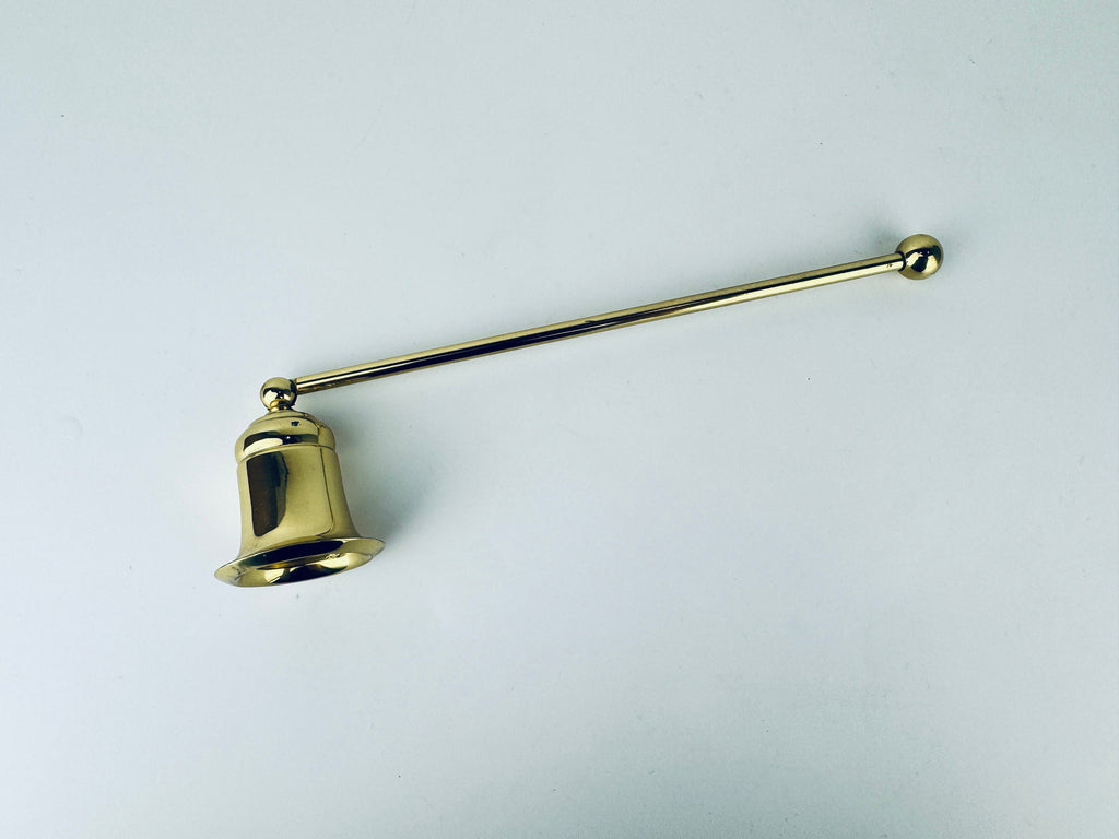Product image for 'vintage brass candle snuffer douter attractive aged metal patina' (view 5124a4)