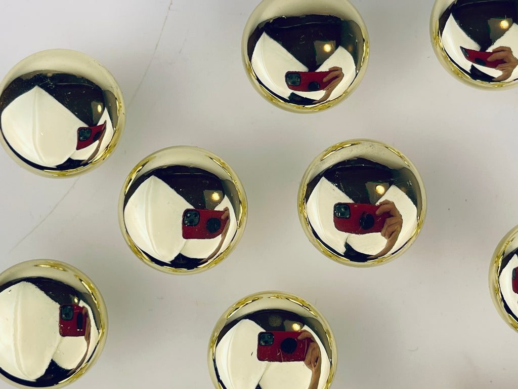 Product image for 'vintage shinny brass round circular knob drawer pull hardware new old stock nos individually priced' (view 0938e9)