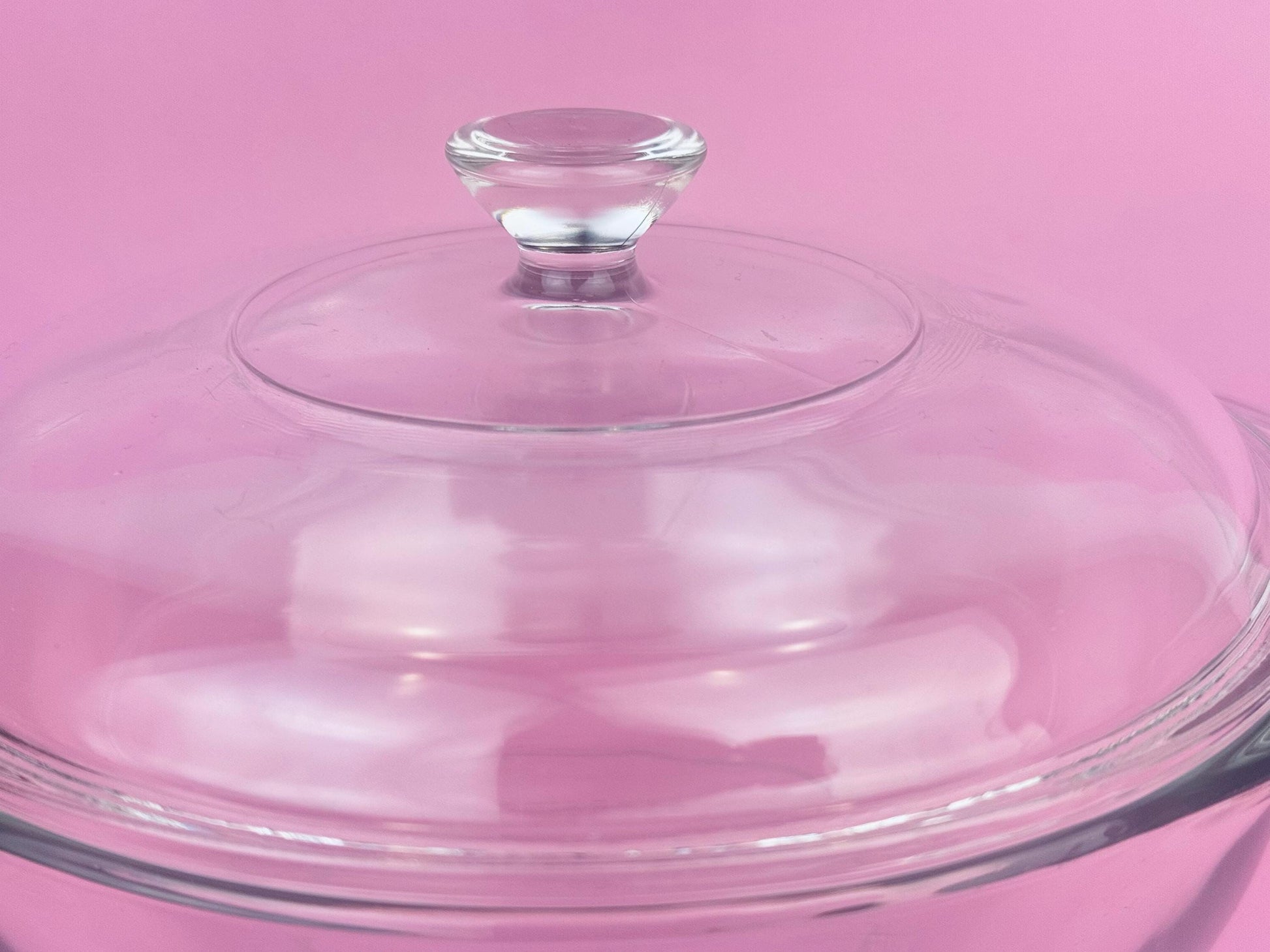 Product image for 'vintage pyrex clear lidded glass casserole dishes sold separately' (view 31f1cb)