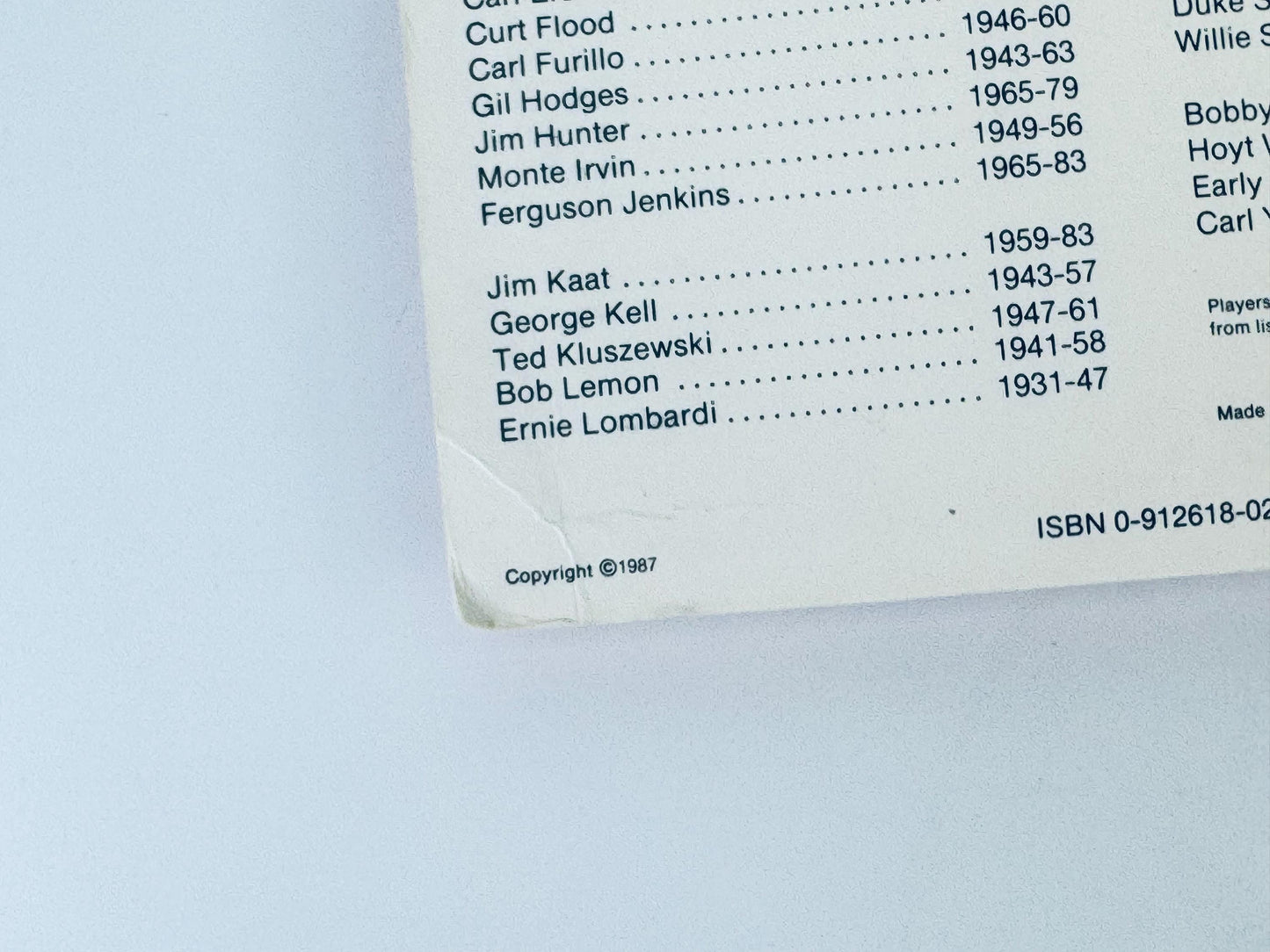 Product image for 'vintage baseballs all time greats collectible sport cards set of fifty 50 new old stock nos made in usa 1987' (view 8147e6)