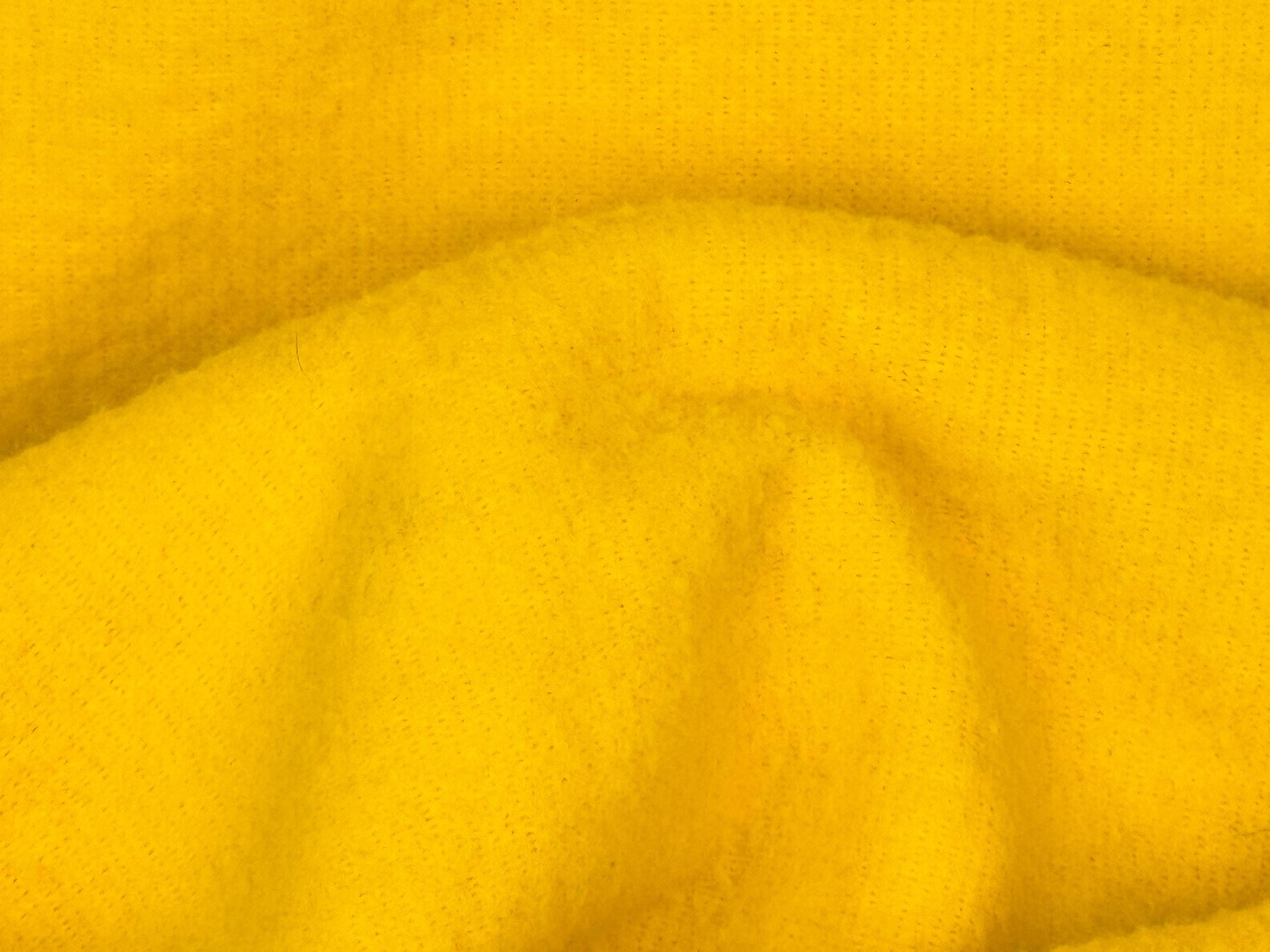 Product image for 'vintage yellow acrylic full blanket 82 x 92 floral eyelet satin ribbon trim made in canada' (view 5c488f)