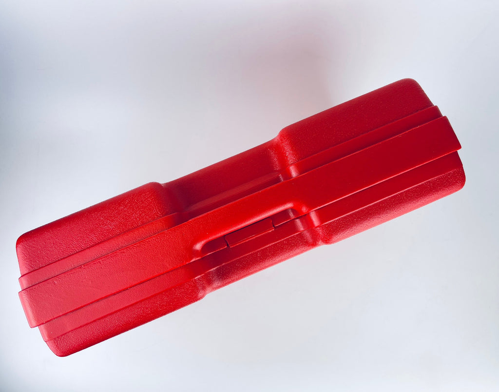 Product image for 'vintage red plastic lego storage carrying box made in usa' (view f558c2)
