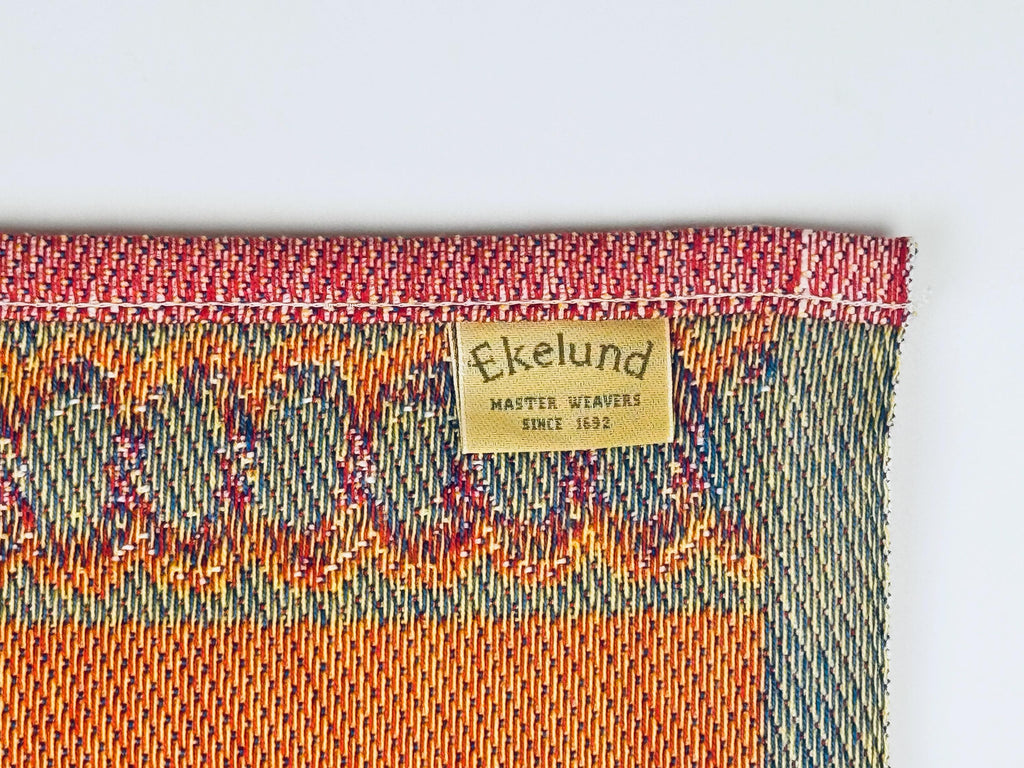 Product image for 'vintage ekelund dala horse woven tea towel 100 cotton made in sweden' (view dd57c3)