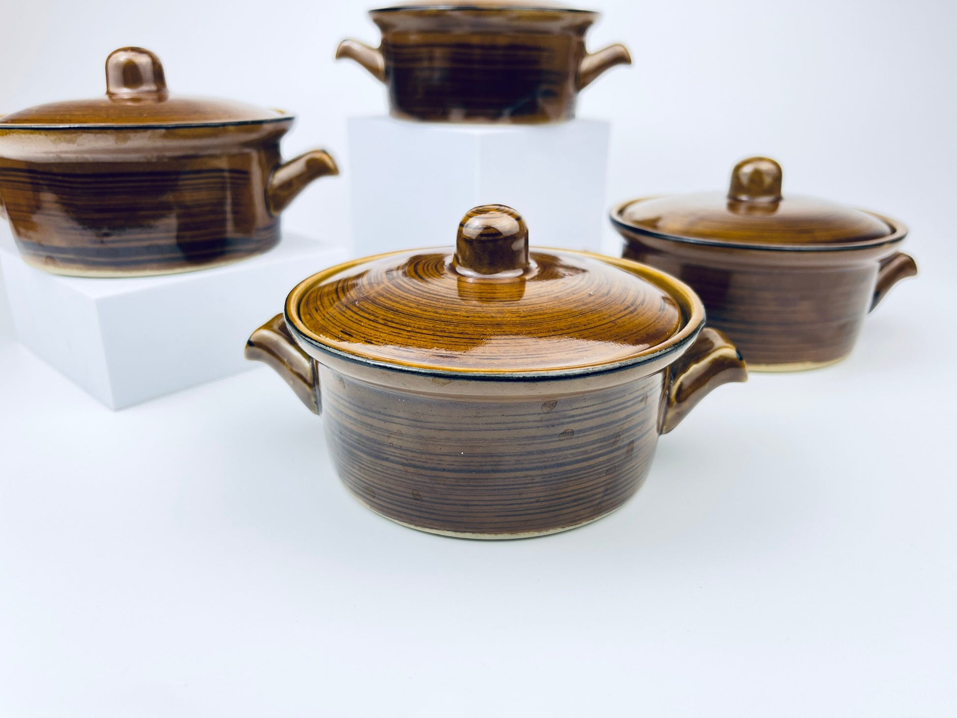 Product image for 'vintage individual casserole dishes set of four 4 made in japan' (view 482051)