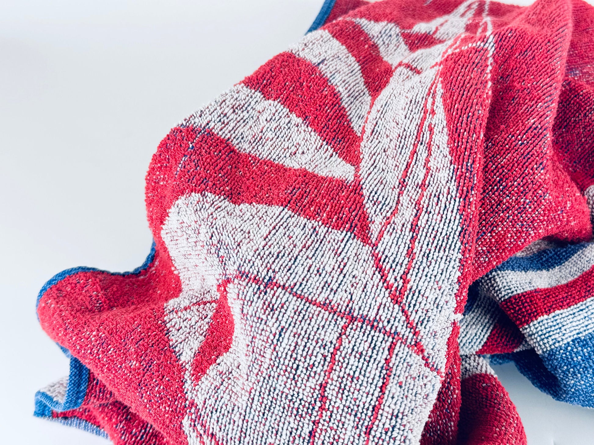 Product image for 'vintage nautical sail boat anchor beach shower towel elegance 100 cotton made in poland' (view fdedcc)