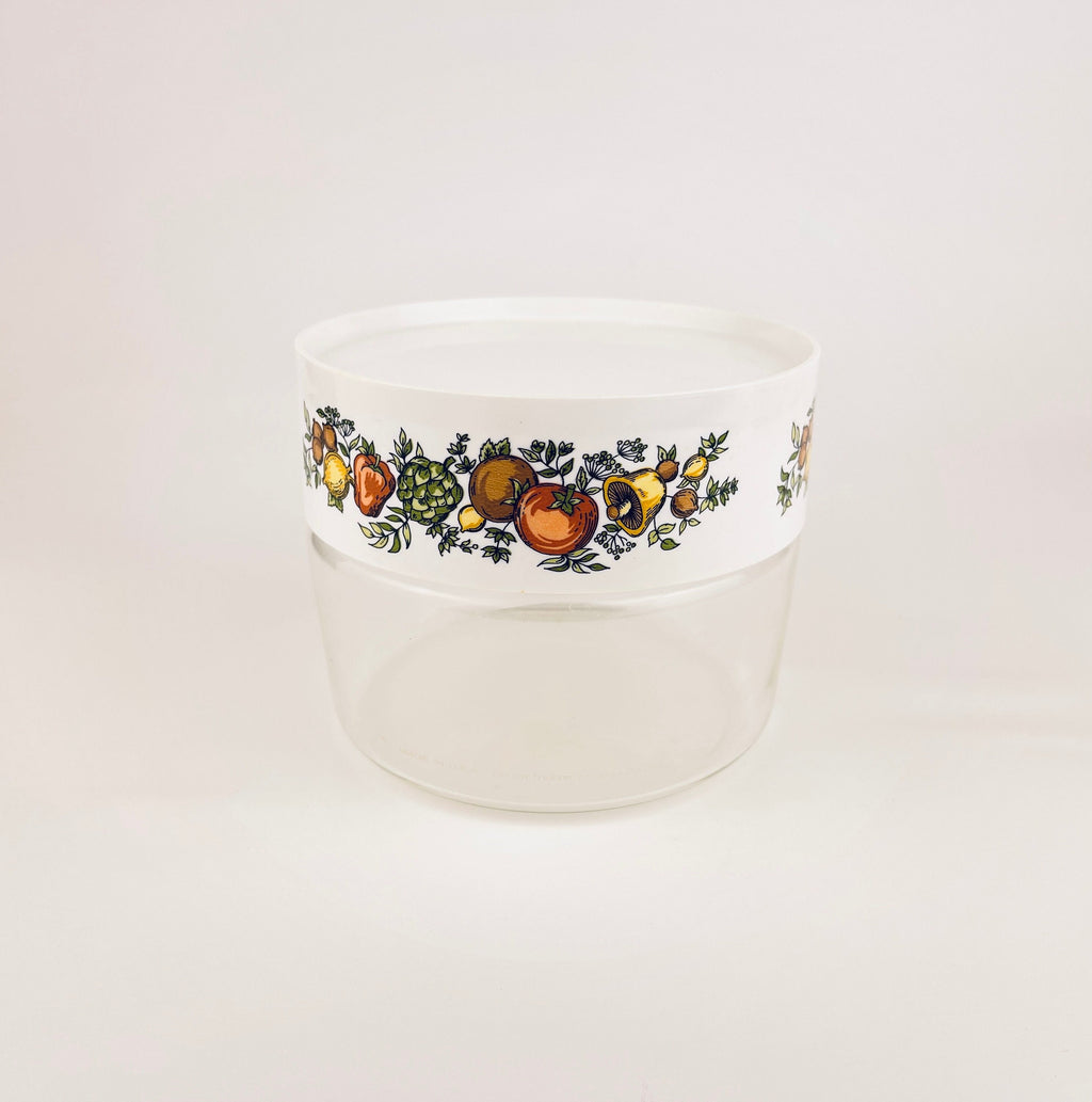 Product image for 'vintage air tight pyrex spice of life glass plastic jar container made in usa sold separately' (view 3dbabe)