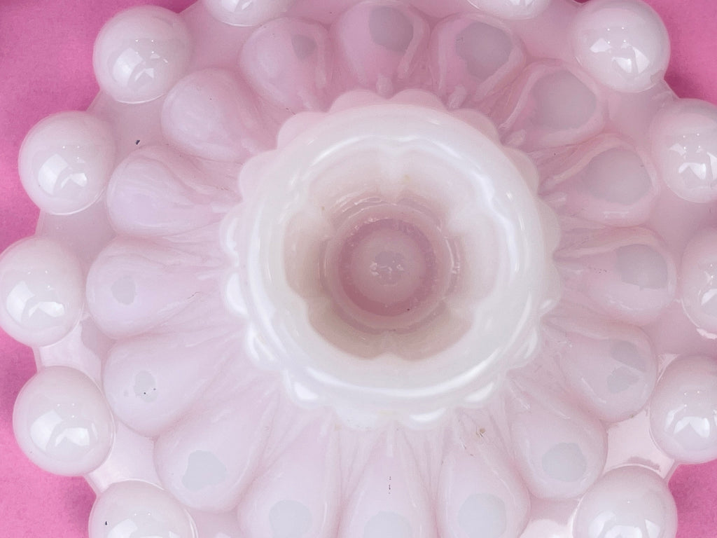 Product image for 'vintage milk glass boopie bubble bottom candleholders set of two 2' (view ba89e7)