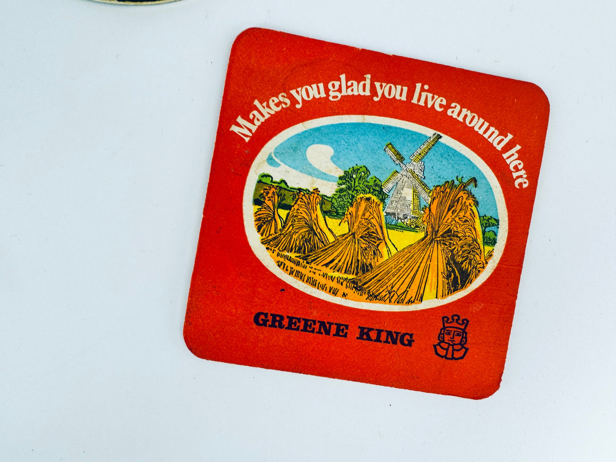 Product image for 'vintage english german beer bar coasters beer cocktail mat sold separately' (view ecca09)